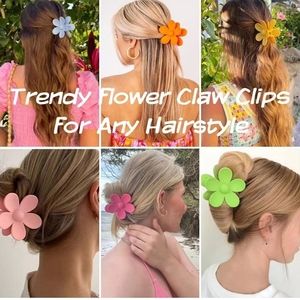 Flower Claw Hair Clip